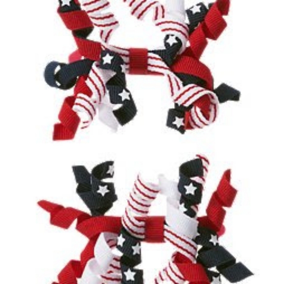 Gymboree Americana Dress and Barrettes - Picture 6 of 6